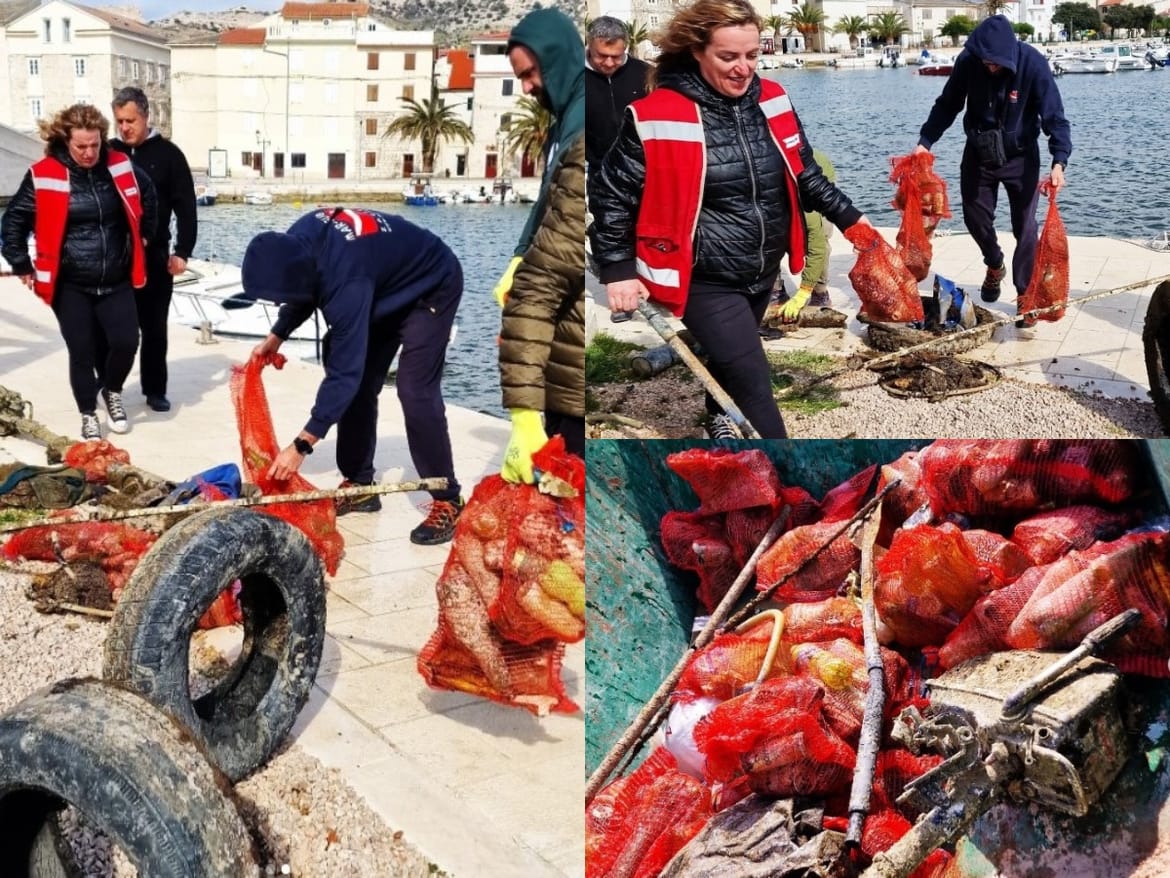 ČIŠĆENJE PODMORJA NA PAGU Pronađene auto gume, plastične boce pa čak i jedan vanbrodski motor