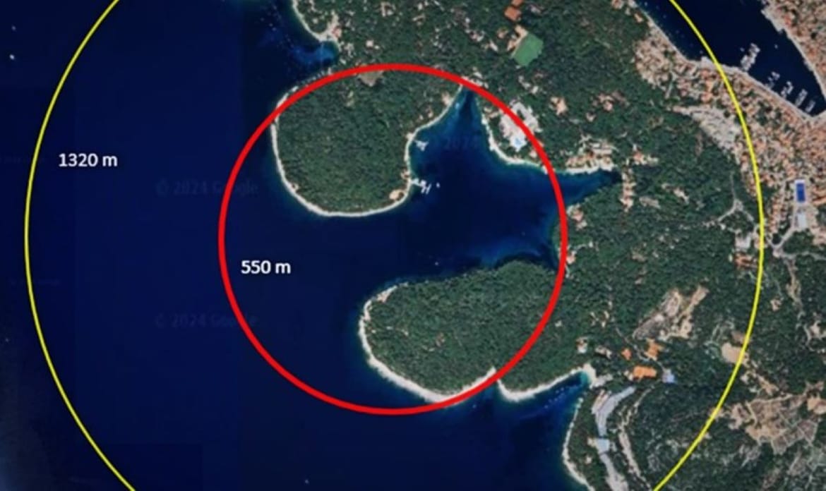 Zbog pronađene bombe iz Drugog svjetskog rata evakuira se dio hrvatskog otoka