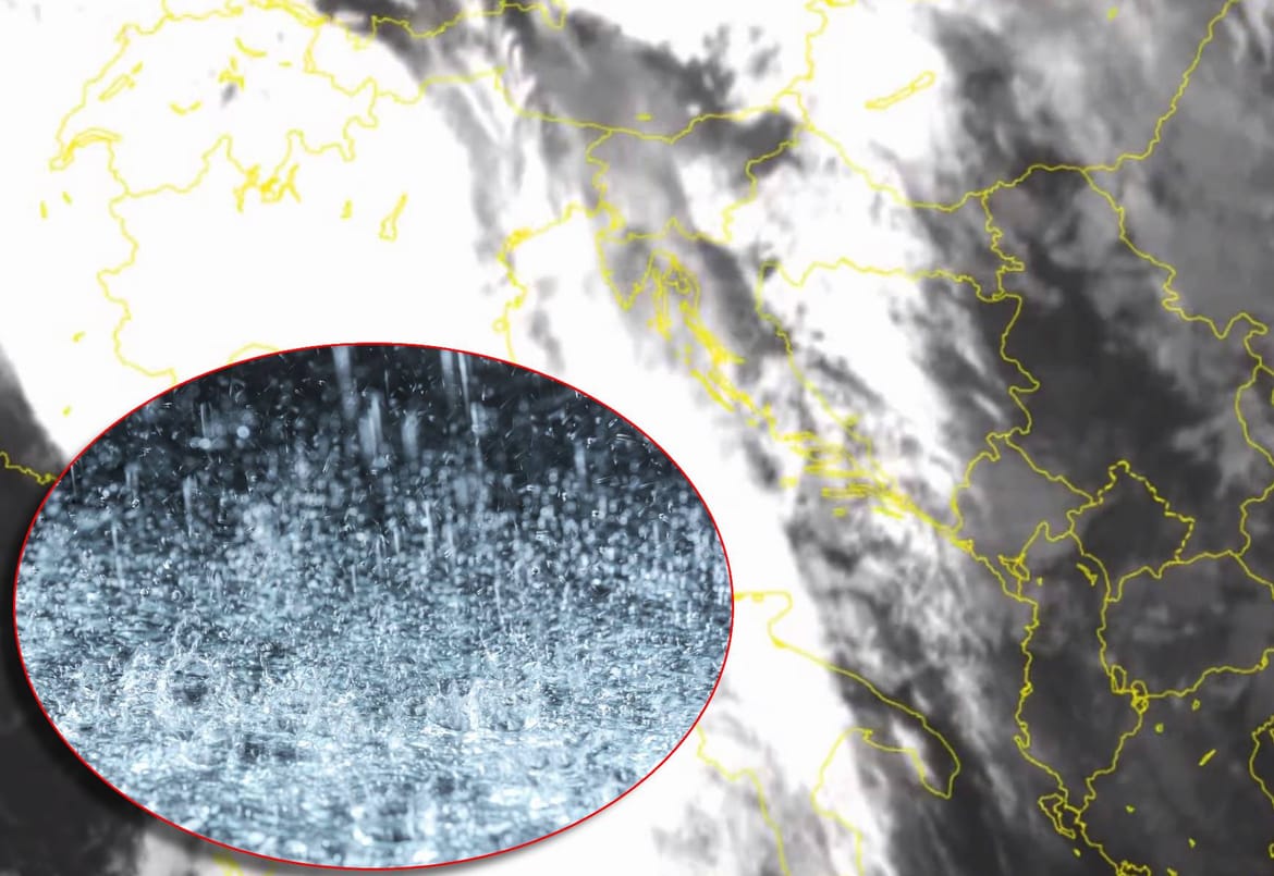 POTOP PRED VRATIMA Izdano upozorenje na grmljavinsko nevrijeme, olujni vjetar i jaku kišu!