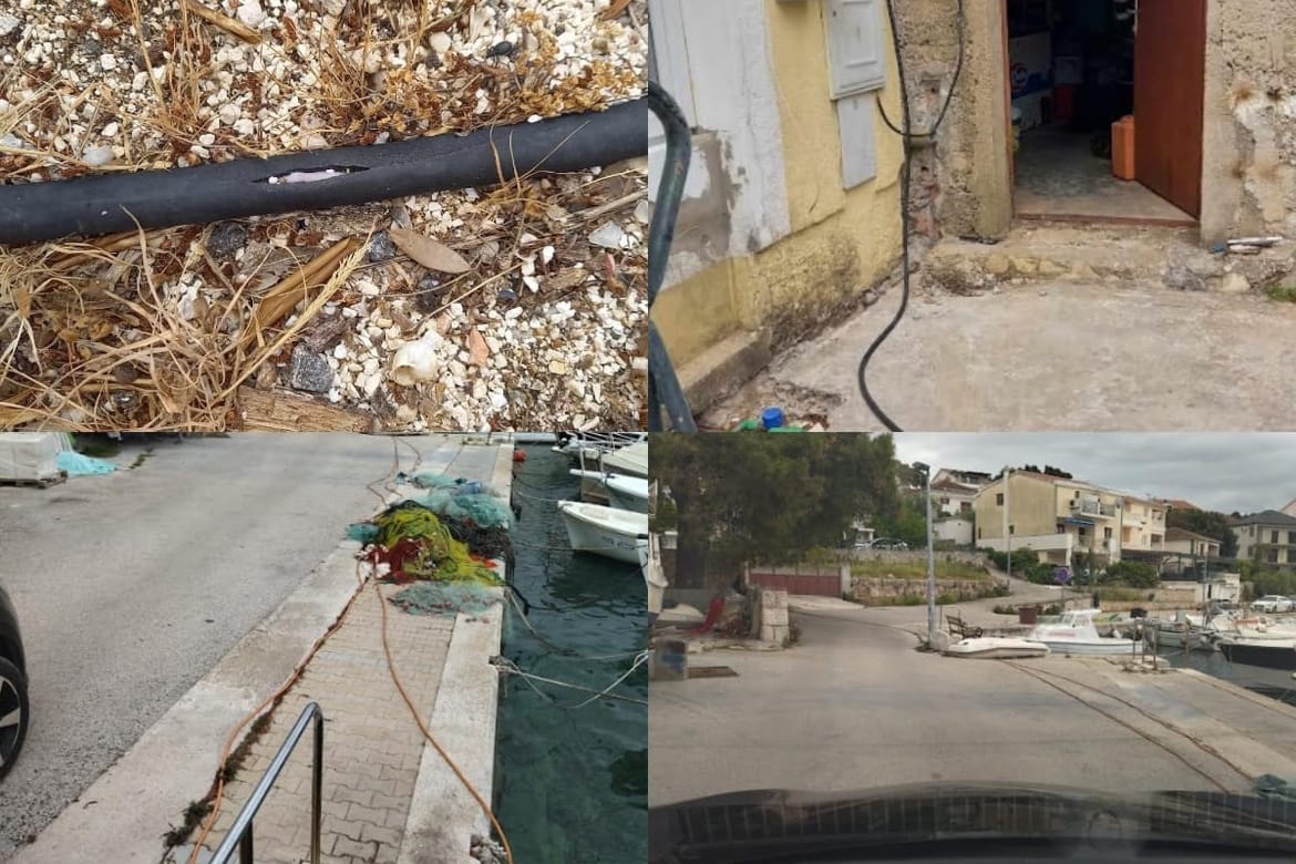 STRAŠNO Lokalni šerif u Ražnju okupirao je rivu i razvukao oštećene kabele za struju na mjestu kojim prolaze djeca!