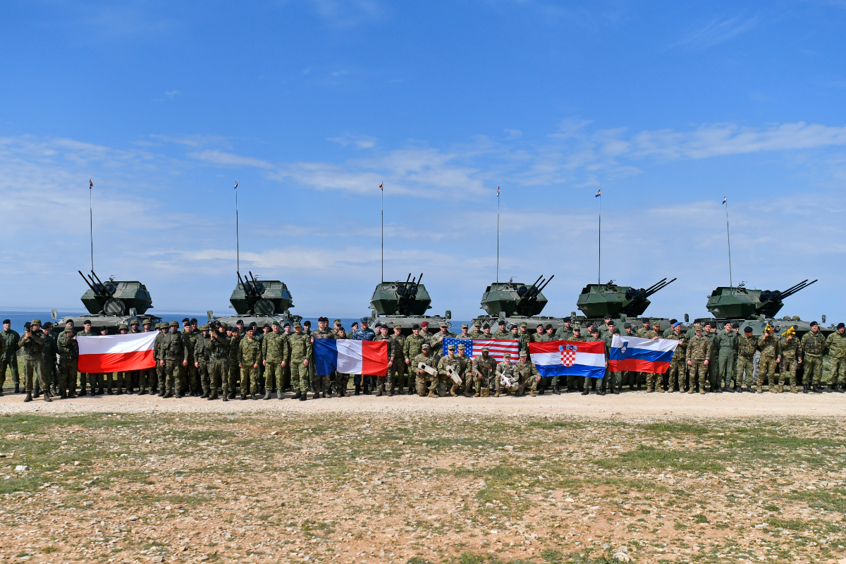 VIDEO Održana je međunarodna vojna vježba "ŠTIT 2024."