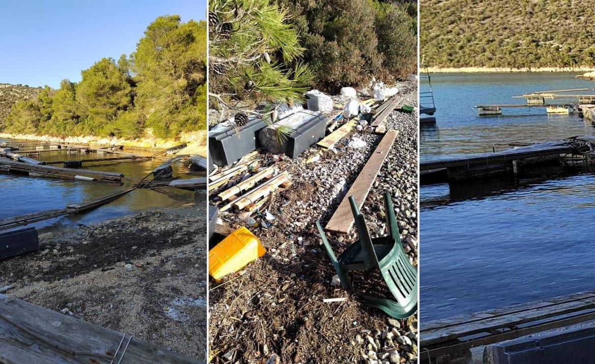Vlasniku uzgajališta na Pašmanu nije išlo, pa iza sebe ostavio nered i ekocid: "Ribe ugibaju, pa pogledajte na što sve ovo sliči!"