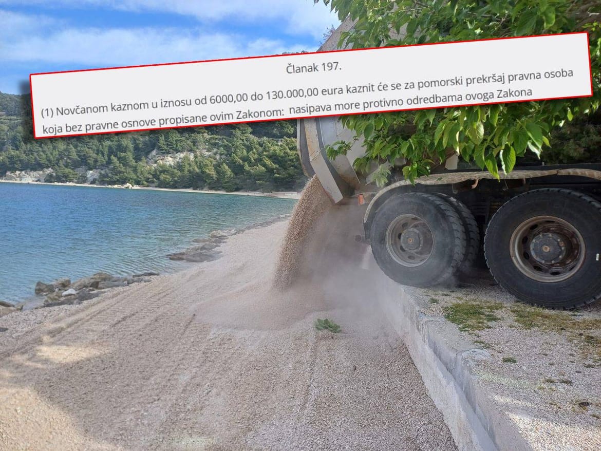 Splitski dogradonačelnik prozvao Lučku kapetaniju: "Štite koncesionara koji ilegalno nasipava plažu unutar zaštićenog područja!"