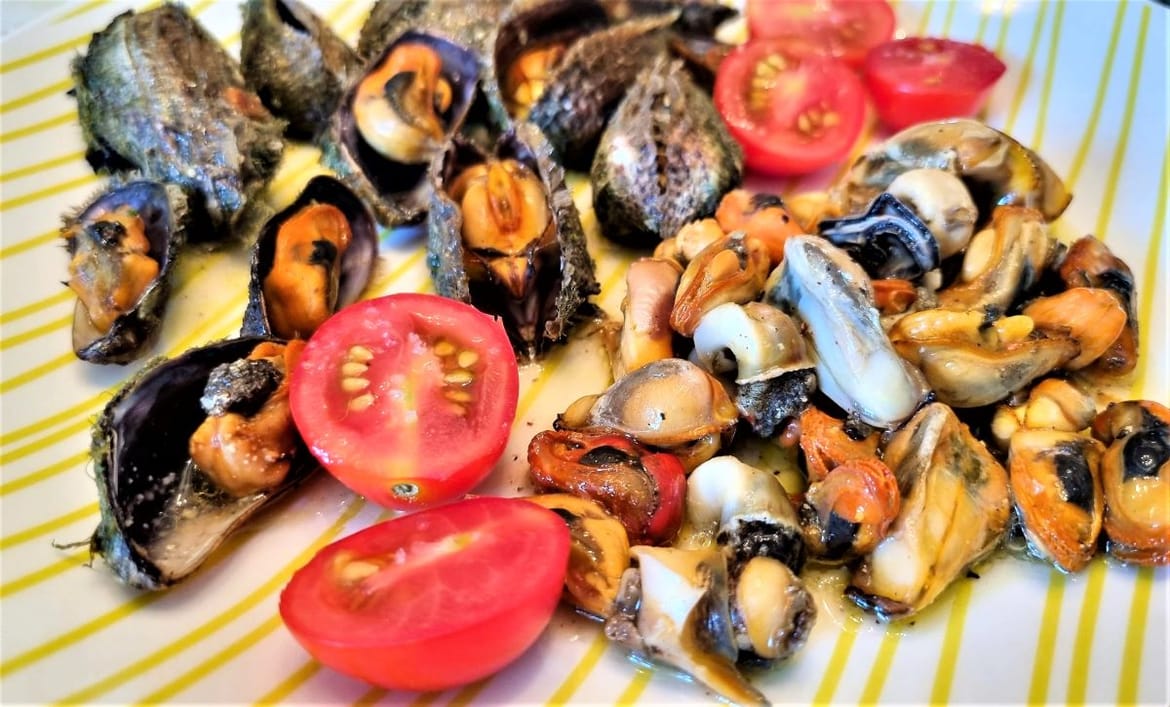 ŽELINA KUŽINA Salata od mušula (kunjki) i dagnji (pedoča)