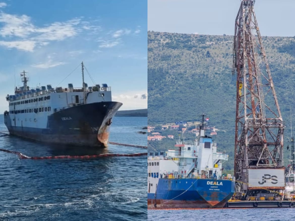 PLAN B Još uvijek ništa od uklanjanja nasukanog broda u Istri - umjesto toga sidrenje betonskim blokovima od 400 tona!