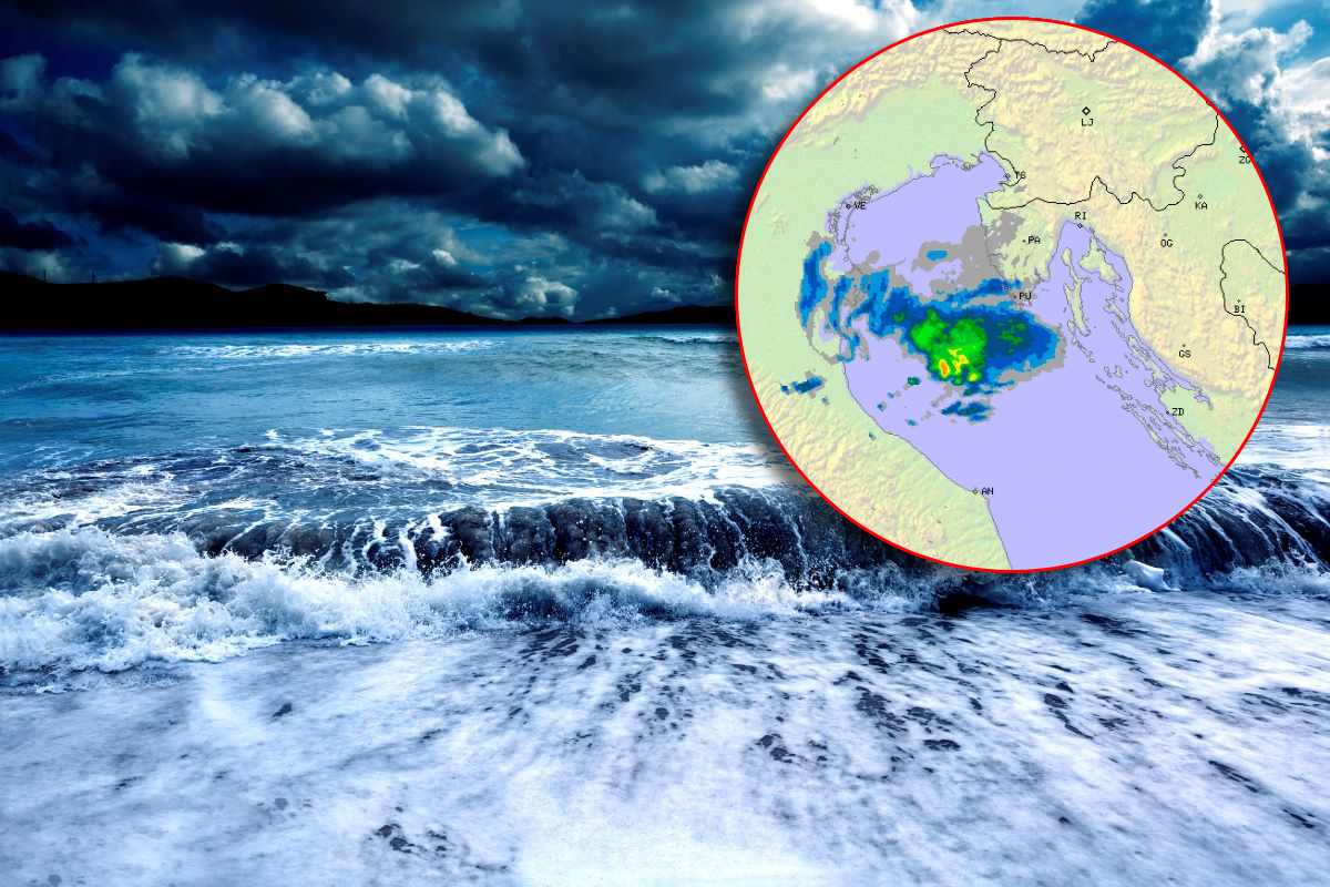METEOALARM ESTOFEXA Grmljavinsko nevrijeme stiže prema sjeveru Jadrana!