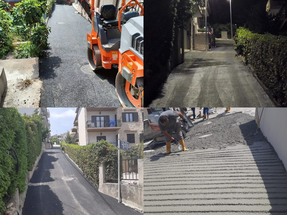 Rekonstrukcija javne rasvjete i popravljanje asfalta u Podstrani