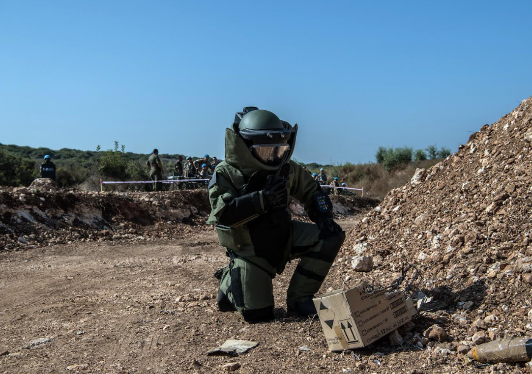 Uništavanje neeksplodiranih ubojnih sredstava u Trbounju