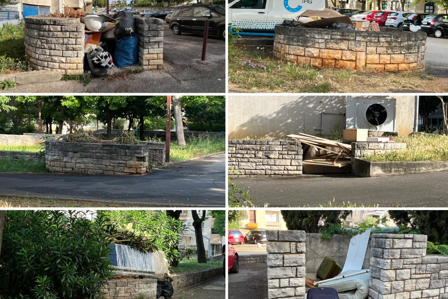 Grozan prizor u Zadru - kameni pitari postali kante za smeće!