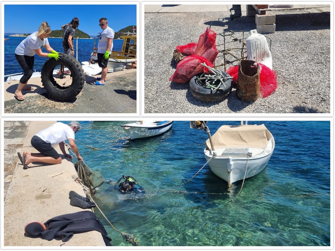 RONIMO ZA ČISTI JADRAN Očišćeno podmorje u Parku prirode Lastovsko otočje