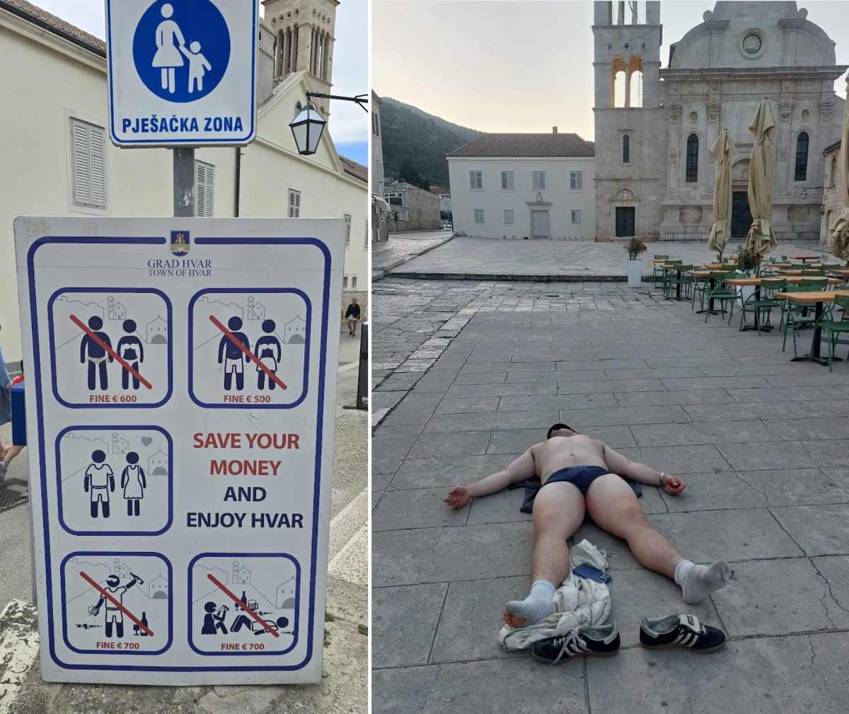 HVAR Turisti se rugaju zemlji koju posjećuju, jer mogu!