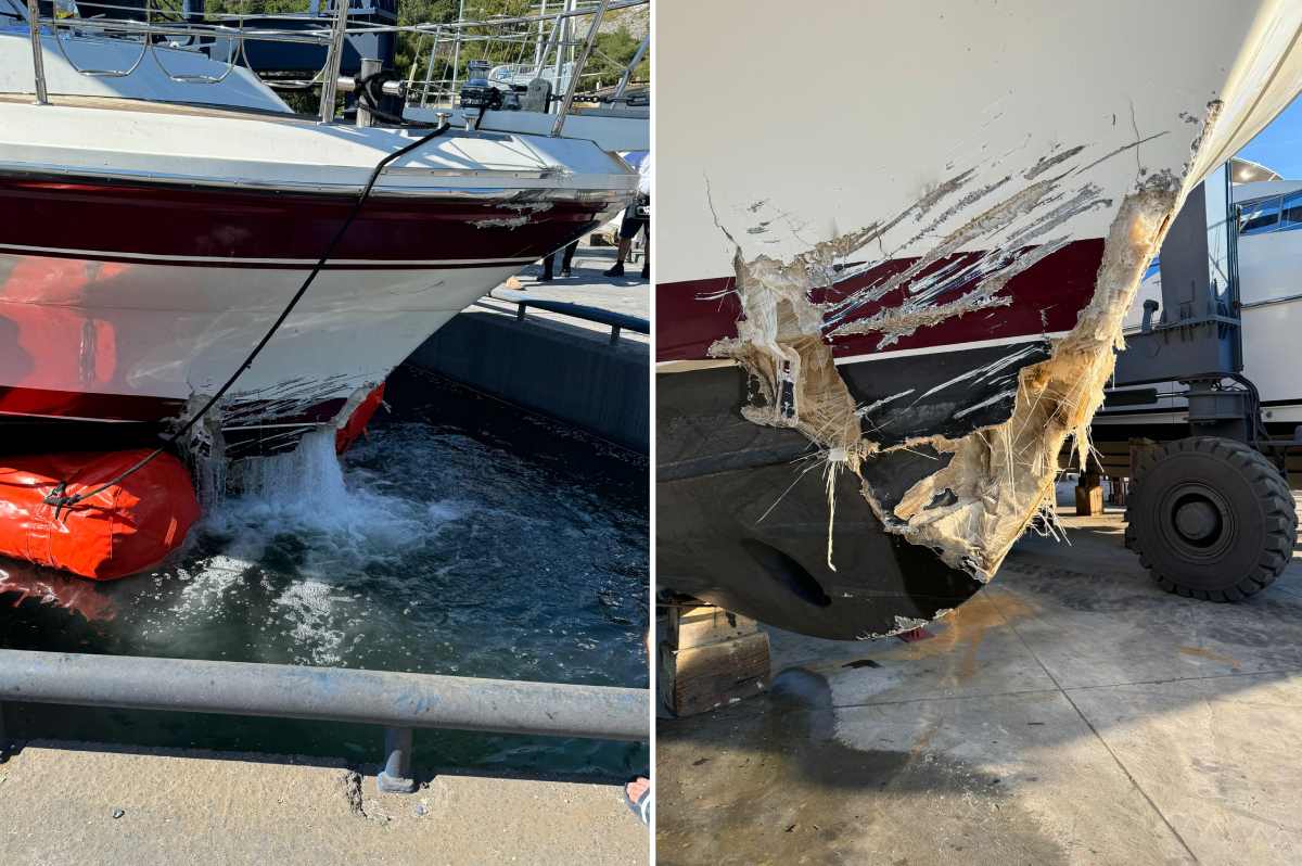 FOTO Ovo je jahta s kojom se pijani Slovenac jutros spucao u otok, nakon čega je brod potonuo