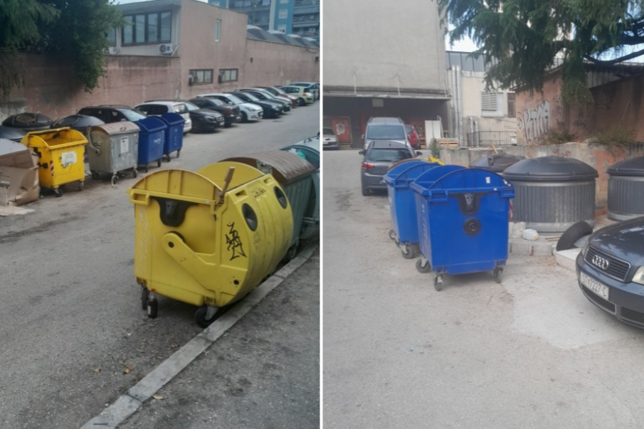 Splićani se žale na polupodzemne kontejnere van funkcije!