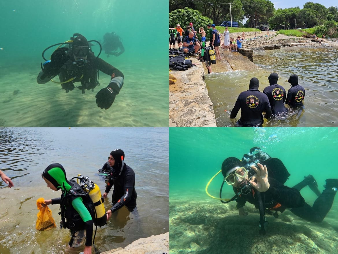 ČIŠĆENJE BEZ GRANICA Ekološka akcija na Savudriji - čistili mali i veliki Hrvati, Slovenci te Ukrajinci!