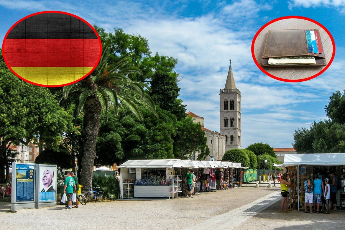 HRVATSKA LISNICA U NJEMAČKOM DŽEPU Nijemac u Zadru ukrao novčanik - Hrvatu!