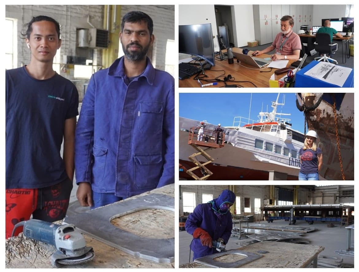 Iskra brodogradilište u Šibenik privlači strane radnike, ali i  stručnjake iz regije i drugih dijelova Hrvatske