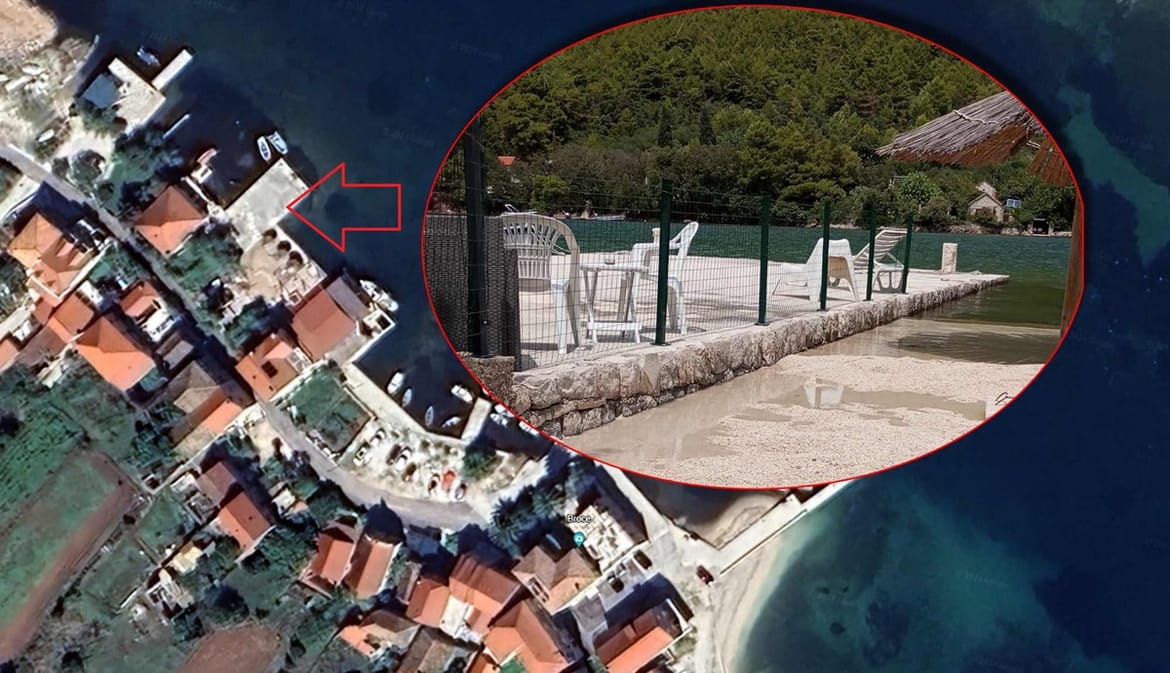 U Brocama kod Stona izgradili mul i podigli ogradu da nitko ne može proći