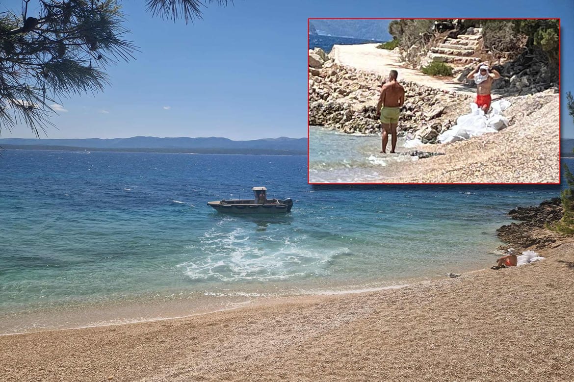 Šef TZ Bol: "Ovi muškarci upravo su izvršili desant na bračku plažu i krenuli krasti žalo!"