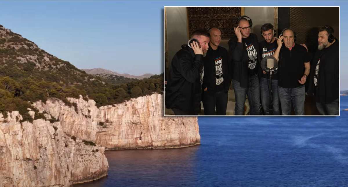 OVO JE DALMACIJA Zadarska klapa Munita ugostila Mladena Grdovića na svojoj novoj pjesmi