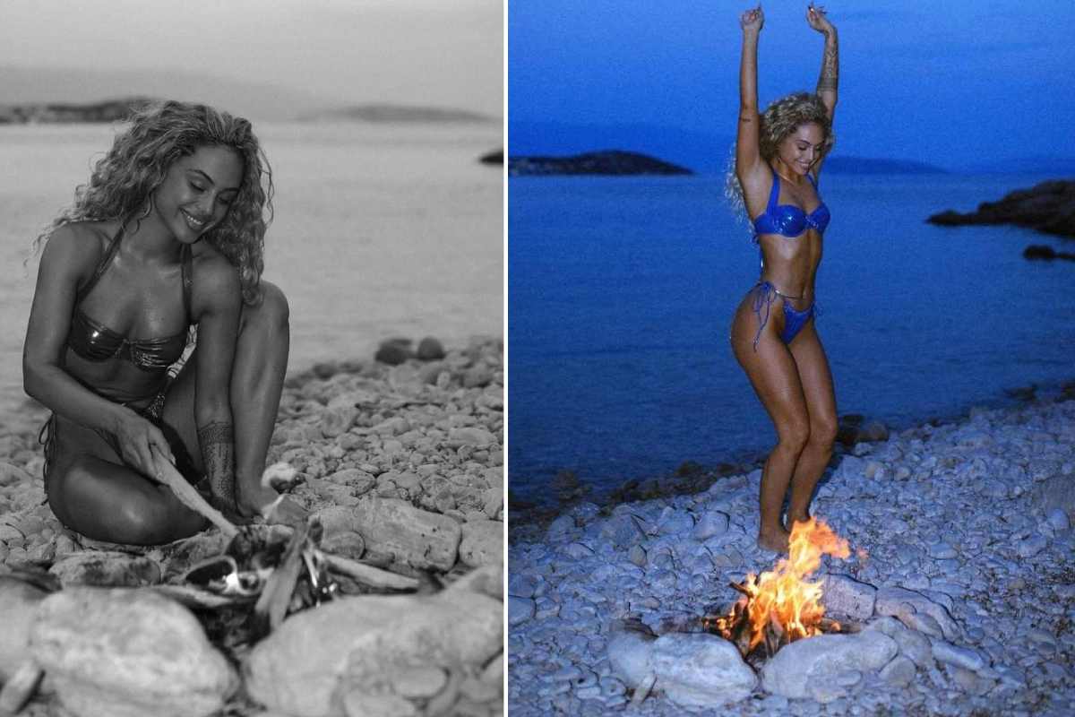 KAZNE ZA OVO SU OGROMNE! Usred sezone požara, influencerica pali vatru na otvorenom na plaži otoka Krka, da bi se fotografirala za Instragam