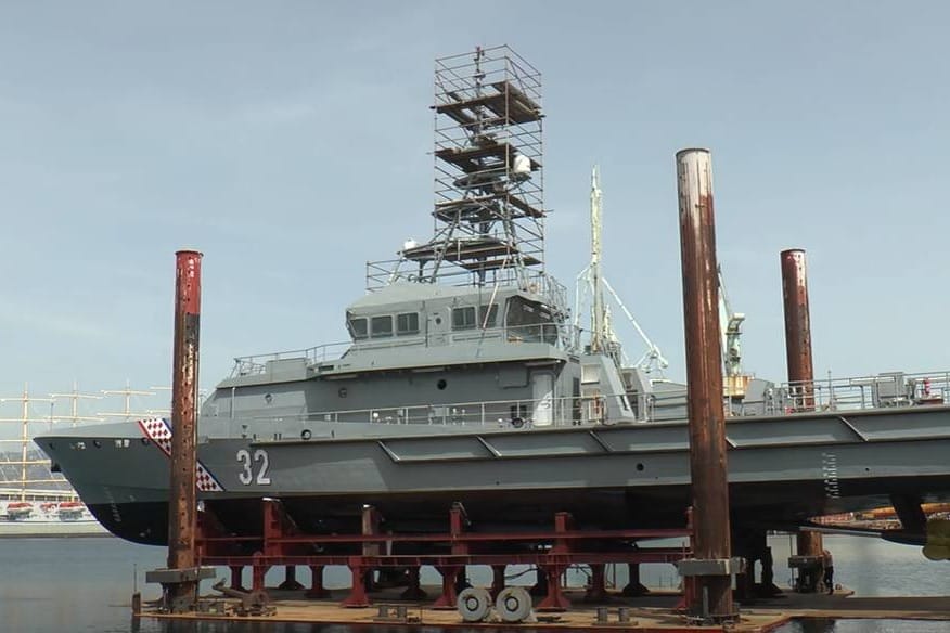 Ovo je drugi ophodni brod HRM-a porinut u Splitu!