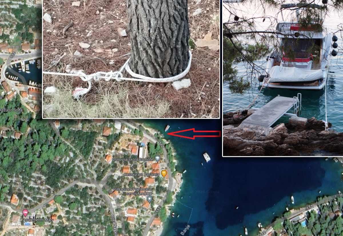 ŠAKA U OKO U ROGAČU NA ŠOLTI "Kupiš jahtu, nabetoniraš ispri'kuće i zavežeš je kao kozu za stablo"