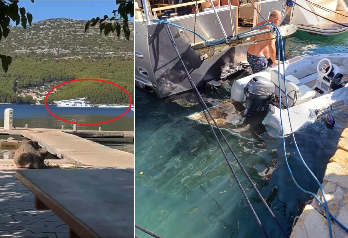 TURČIN PRITVOREN NA 30 DANA Snažnim motorima ove jahturine projurio na sto metara od obale: "Napravio je štetu kakva se ne pamti!"