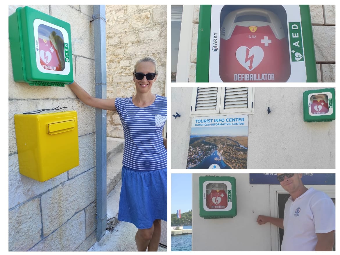 Općina Šolta osigurala tri prijenosna defibrilatora za reanimaciju