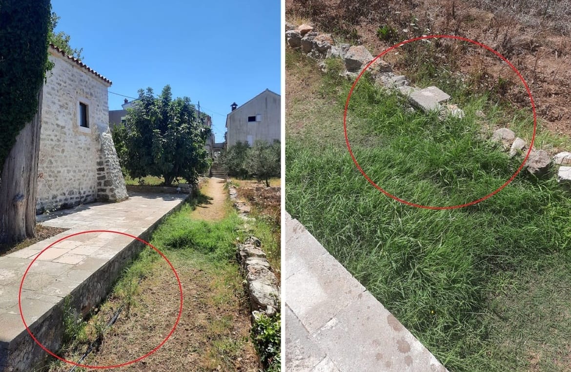 Sramota na otočiću Ošljaku: "Uskoro je Velika Gospa, a do crkve jedino u čizmama, septička jama se izlijeva uokolo"