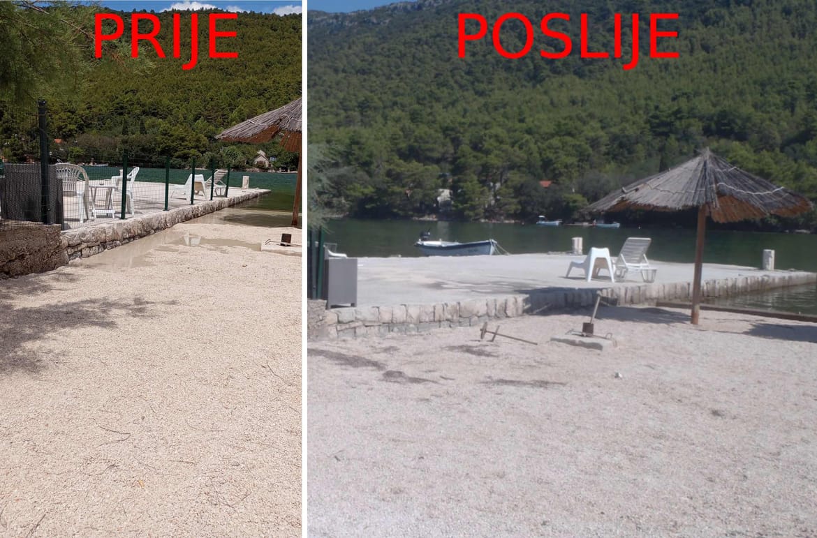 MALO PO MALO USPIJEVAMO Uz pomoć građana i inspektora, uklonjena ograda o kojoj je pisao Morski HR!