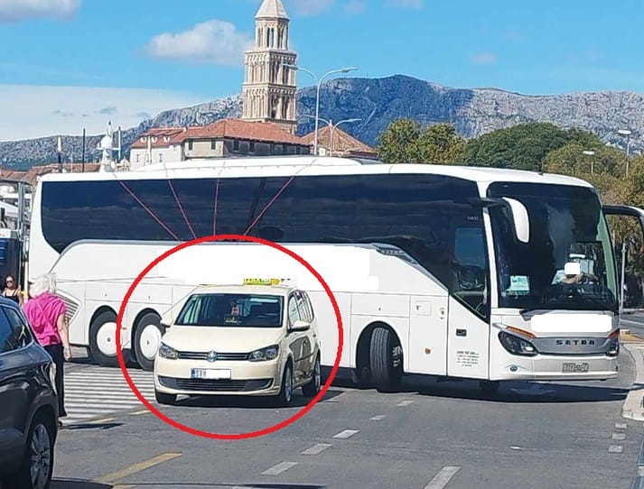 NOVI EKSCES U SPLITSKOJ LUCI Ostavio taksi i otišao, pa stvorio kaos!
