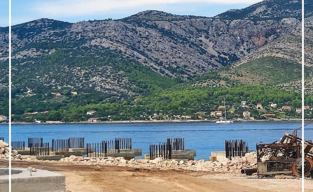 KORČULA Nastavljaju se radovi na novoj luci