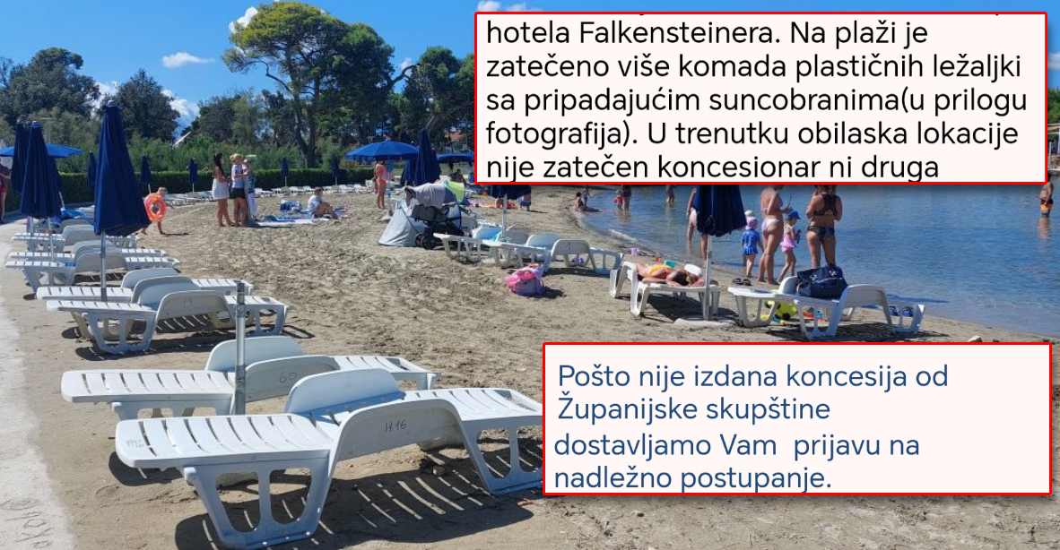 Pogledajte kako u Zadru različito (ne) tretiraju identičan problem okupacije pomorskog dobra ležaljkama od strane hotelskog lanca