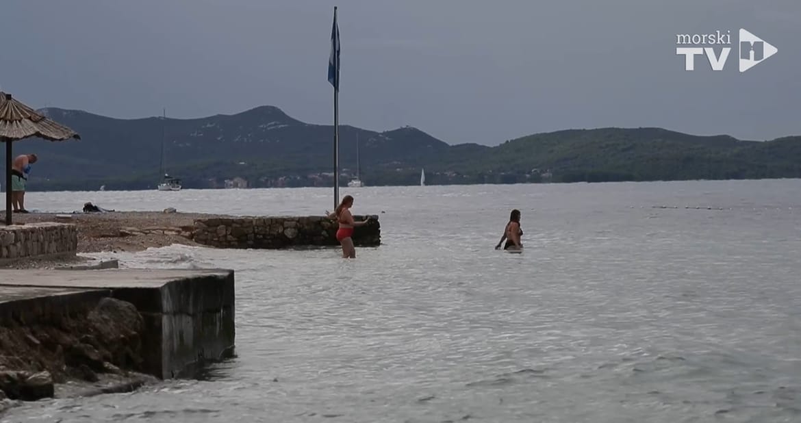 KUPAČA U ZADRU I DALJE IMA Temperatura zraka niža od temperature mora