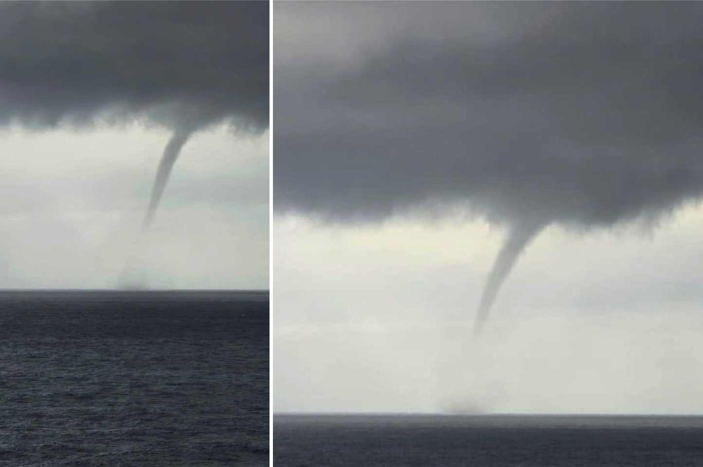 I splitsko područje zahvatilo veliko nevrijeme - Pijavice na moru i golema količina kiše!