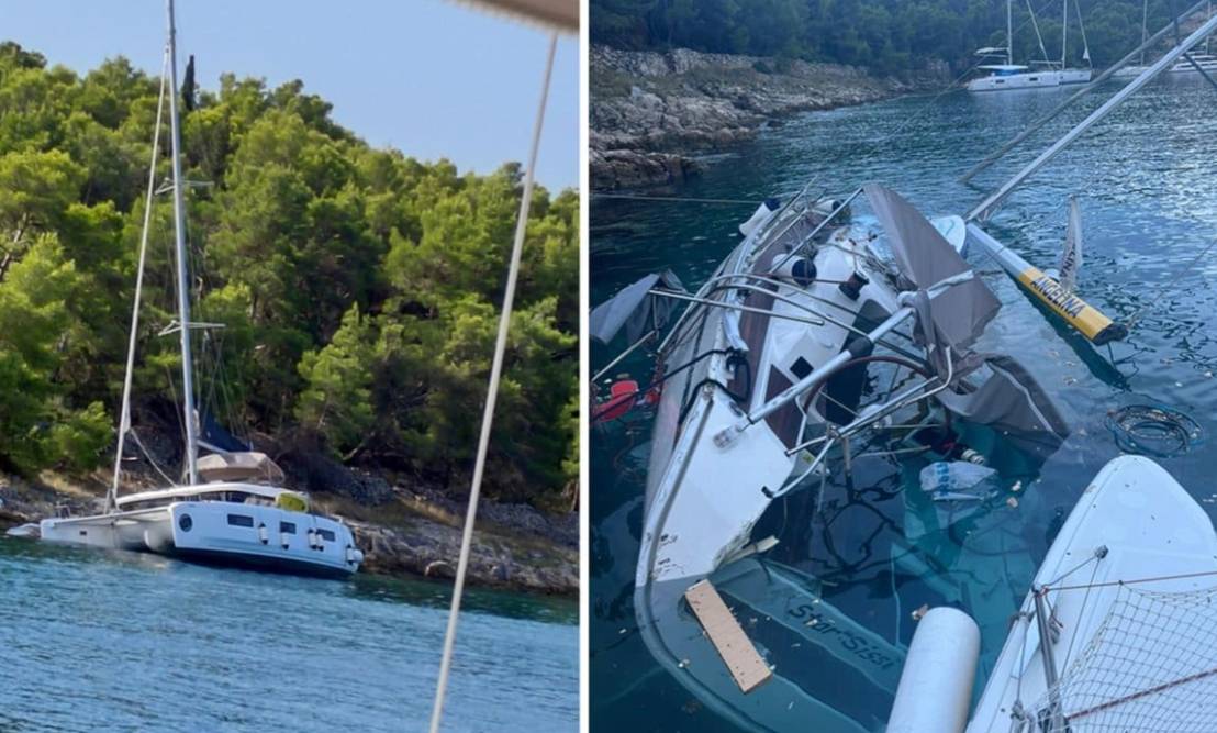 Nevrijeme na Braču potapalo brodice!