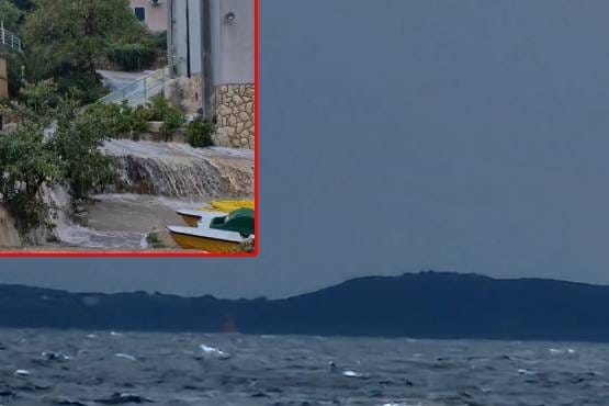 Božava na Dugom Otoku doslovno je poplavljena, a najviše je kiše palo na Rivnju!