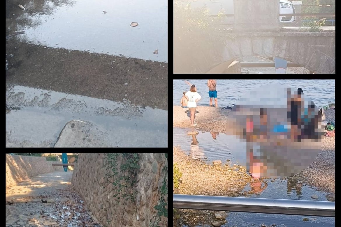 U Medveji kanalizacija spojena na potok koji vodi do prekrasne plaže!