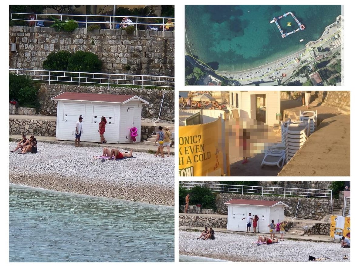 Na plaži Vis1 u Dubrovniku čitatelji prijavljuju uzurpaciju obale od strane hotela
