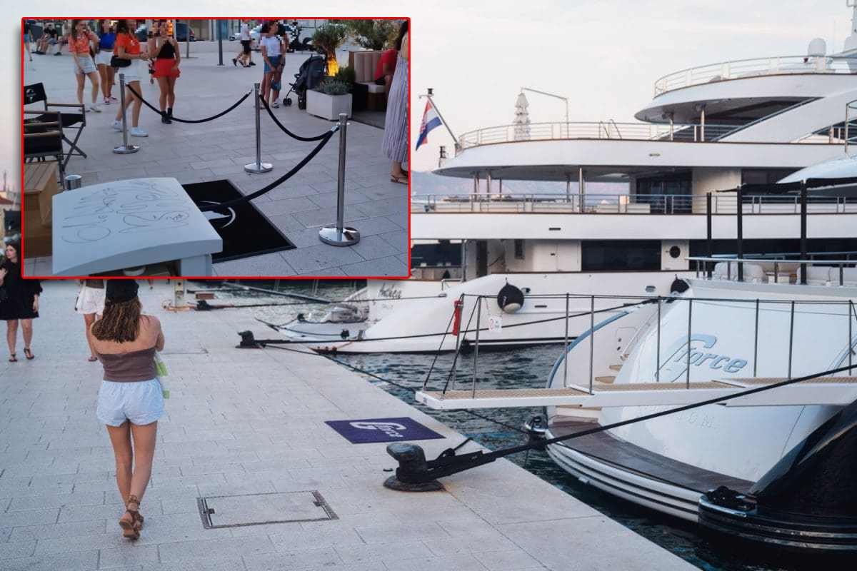 ZAPIŠAVANJE TERITORIJA Jahtaši se privezuju za splitsku zapadnu obalu, pa stave ogradu, a smeće bacaju gdje stignu!