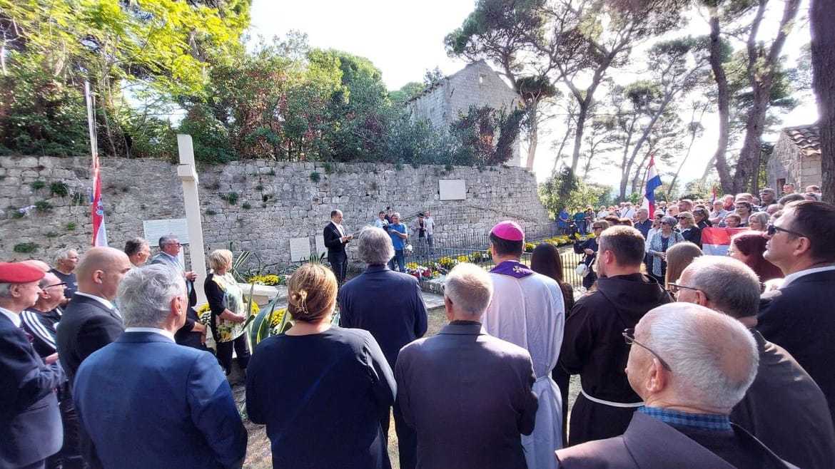Odana počast žrtvama otočića Daksa kod Dubrovnika