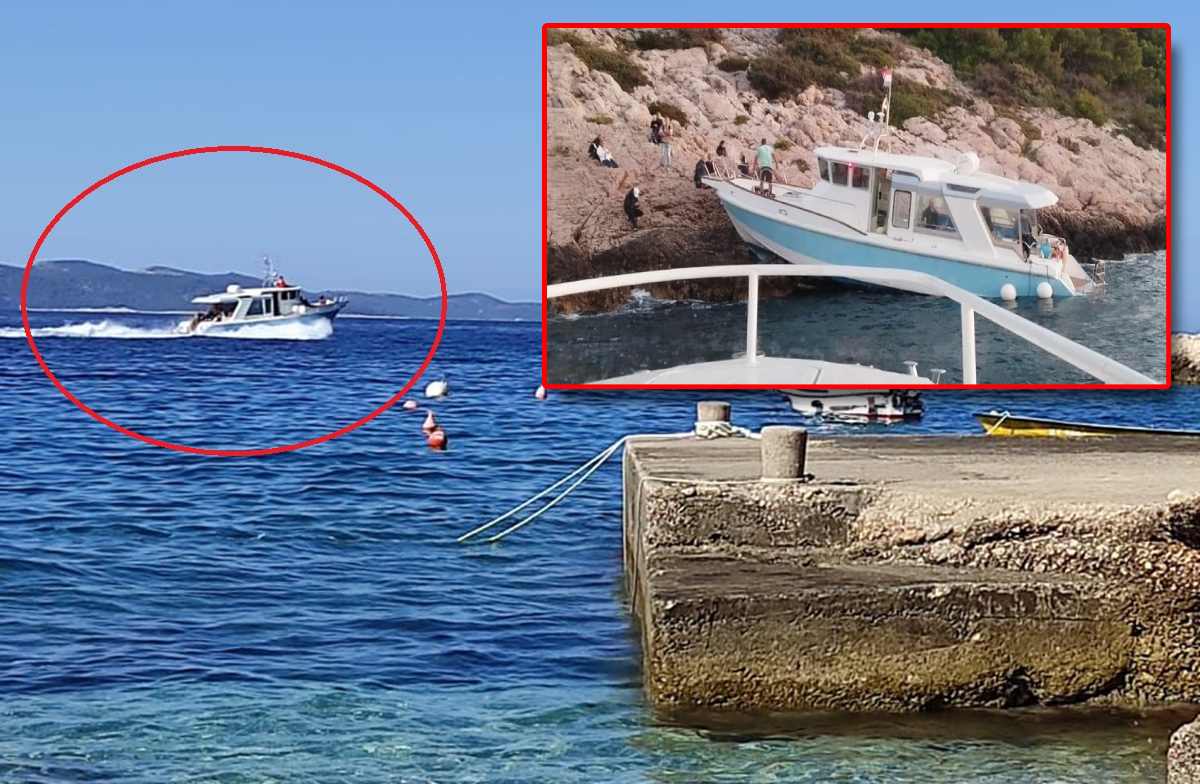 Brod koji se s 30 osoba nasukao u Splitskim vratima već snimljen kako glisira uz samu obalu - Zapovjednik nam priznao: "Plovio sam 15 čvorova, ali svi tamo brzo plove i ovo mi je prva havarija!"