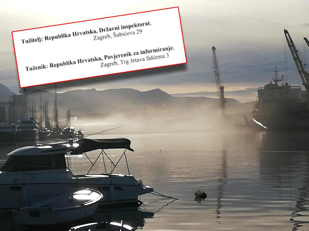 SULUDI APSURD Država tuži državu, kako bi spriječili da građani saznaju tko truje more, zrak i tlo u splitskoj sjevernoj luci!