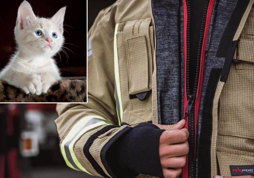 Splitski vatrogasci spasili mačića iz automobila!