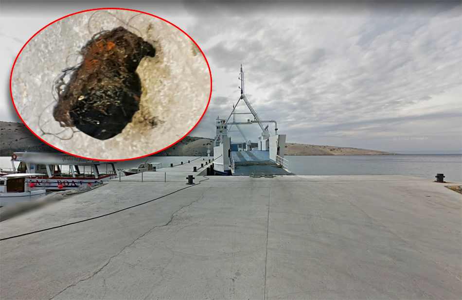 Ribolovac na trajektnom pristaništu Lopar upecao ručnu bombu!