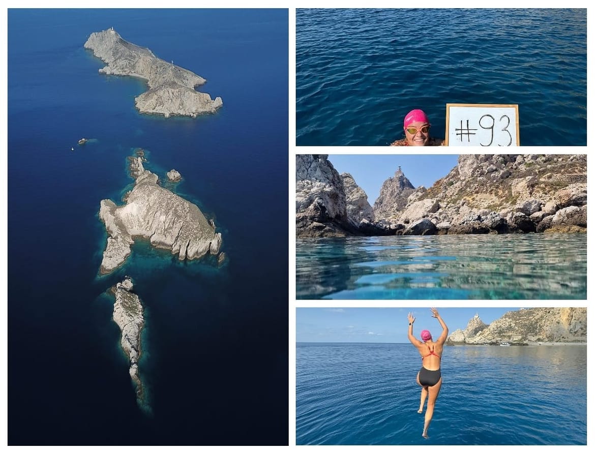 Dina Levačić oplivala otočje Palagruže i približila se dovršetku cilja "104 Dalmatinca"