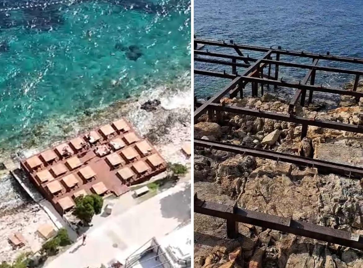 DEVASTACIJA ŠKRAPA Pogledajte što ostaje zimi od pohlepnih ugostitelja na Hvaru