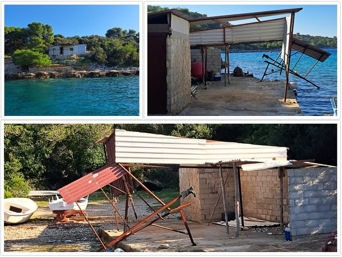 Nakarada u starigradskoj vali: "Napušteno Kerumovo uzgajalište ribe ili što je od svega ostalo"