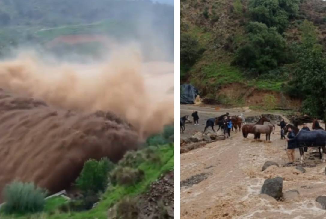 Ponovno veliko nevrijeme na Siciliji i u Španjolskoj. Automobili plutaju cestama, tisuće napustile domove