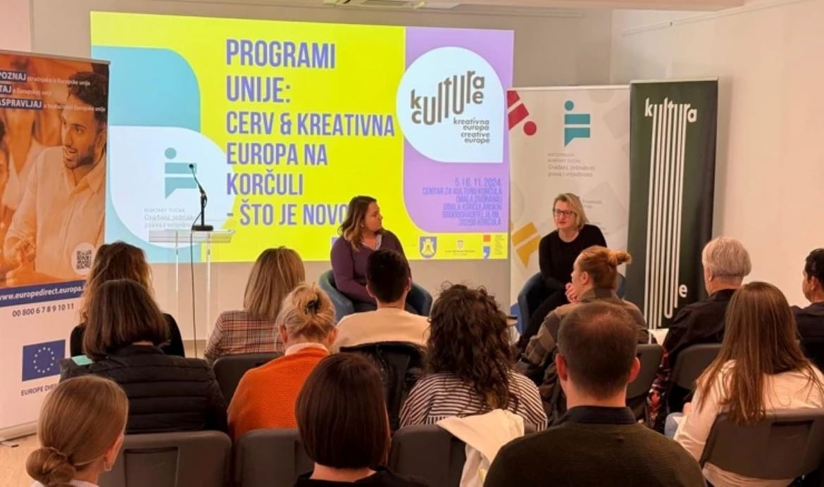 Predstavljanje programa Unije Građani, jednakost, prava i vrijednosti u Centru za kulturu u Korčuli